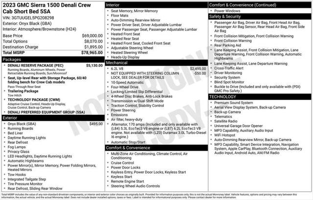 2023 GMC Sierra 1500 4WD Crew Cab Short Box Denali for sale in Pensacola, FL