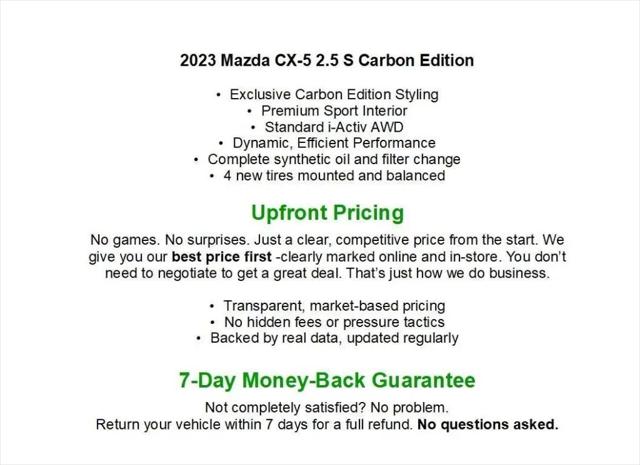 2023 Mazda CX-5 2.5 S Carbon Edition for sale in Green Bay, WI