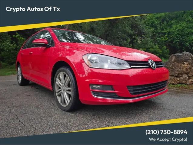 2015 Volkswagen Golf SportWagen TDI SE 4-Door for sale in San Antonio, TX