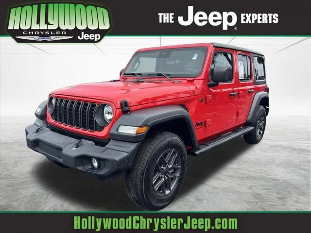 2024 Jeep Wrangler 4-Door Sport S 4x4 for sale in Hollywood, FL