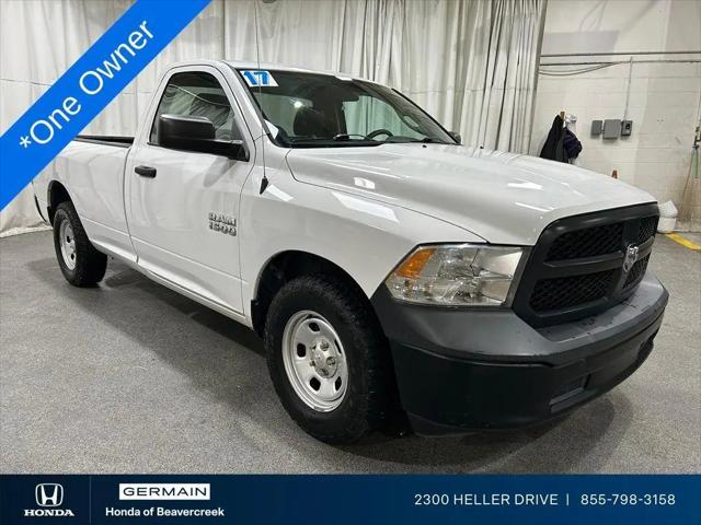 2017 Ram 1500 Tradesman Regular Cab 4x2 8' Box for sale near Dayton, OH