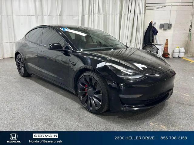 2021 Tesla Model 3 Performance Dual Motor All-Wheel Drive for sale near Dayton, OH