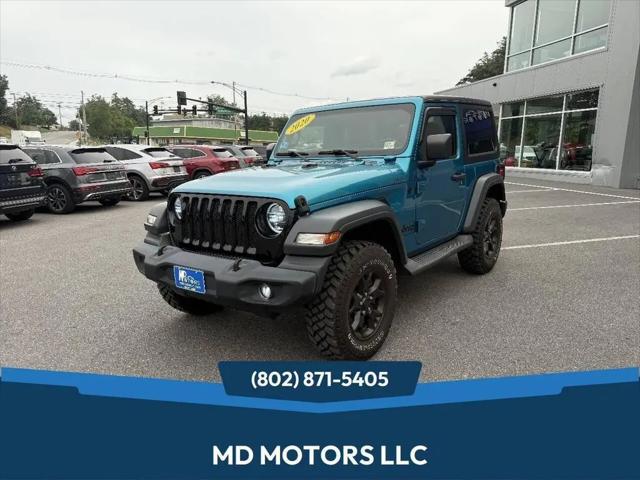 2020 Jeep Wrangler Willys 4x4 for sale in Williston, VT