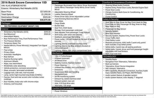 2016 Buick Encore Convenience for sale in Elk River, MN