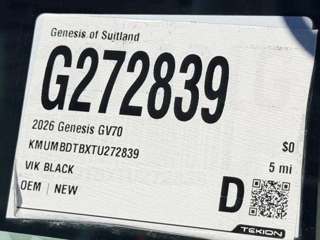 2026 Genesis GV70 2.5T Advanced