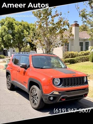 2018 Jeep Renegade Trailhawk 4x4 for sale in San Diego, CA