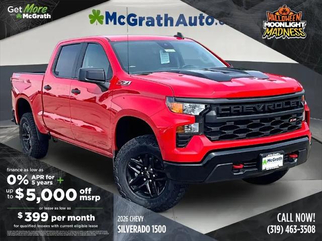 2026 Chevrolet Silverado 1500 4WD Crew Cab Short Bed Custom Trail Boss for sale in Dubuque, IA