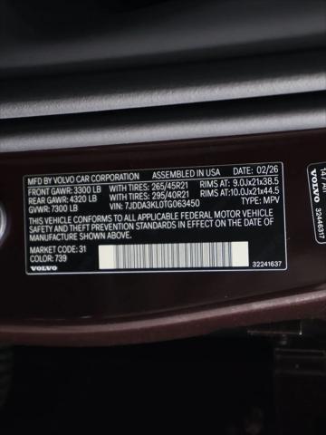 2026 Volvo X 90 Ultra, Twin Motor Performance, Fully electric, 6 Seats