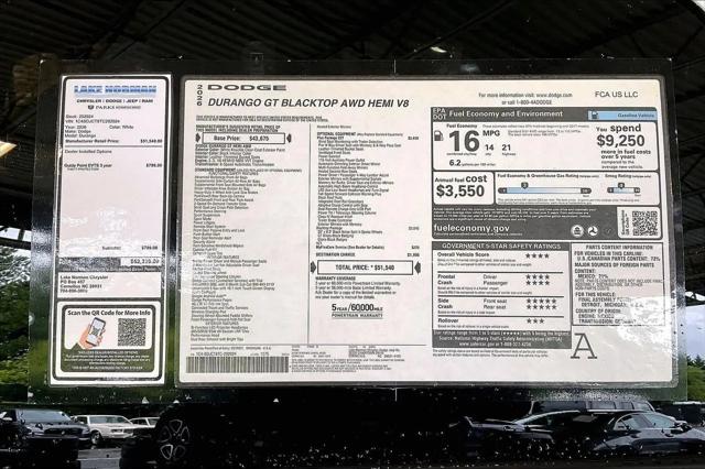 2026 Dodge Durango GT Plus AWD HEMI V8
