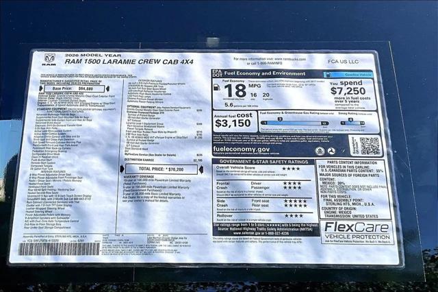 2026 Ram 1500 Laramie Crew Cab 4x4 57 Box