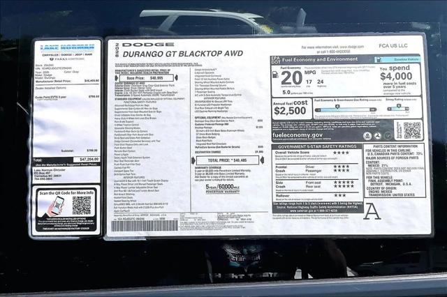 2026 Dodge Durango GT AWD