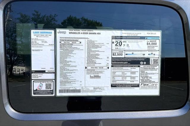 2026 Jeep Wrangler 4-Door Sahara 4x4