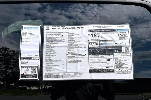 2026 Ram 1500 Big Horn Crew Cab 4x4 57 Box