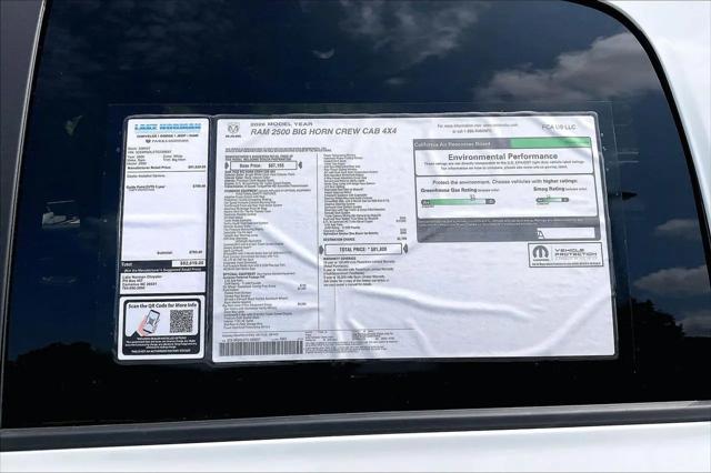 2026 Ram 2500 Big Horn Crew Cab 4x4 64 Box