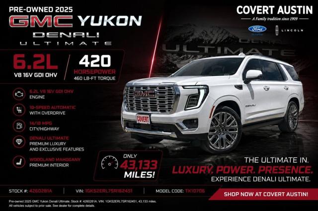 2025 GMC Yukon 4WD Denali Ultimate for sale in Austin, TX
