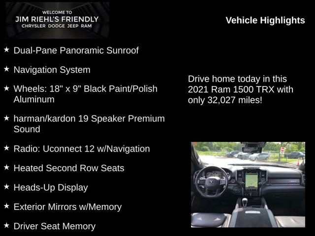2021 Ram 1500 TRX Crew Cab 4x4 5'7" Box