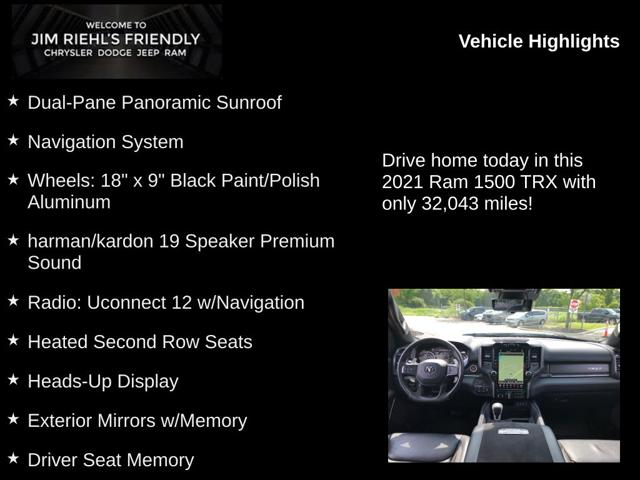 2021 Ram 1500 TRX Crew Cab 4x4 57 Box