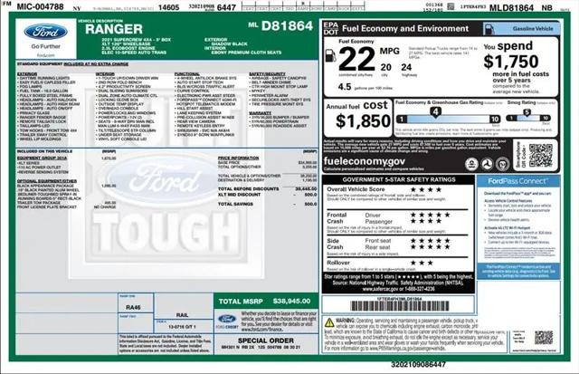2021 Ford Ranger XLT