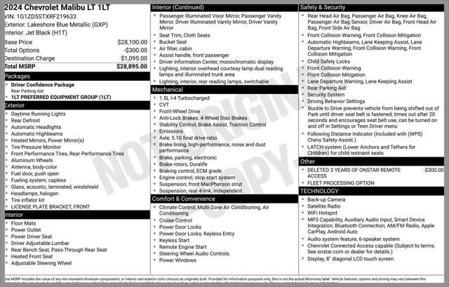 2024 Chevrolet Malibu FWD 1LT for sale in Santa Clara, CA