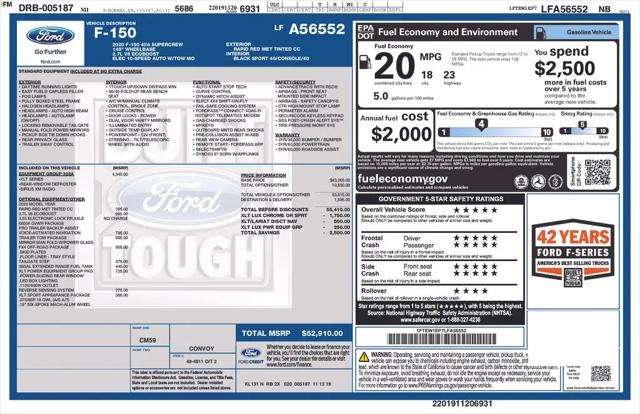2020 Ford F-150 XLT for sale in Clinton Township, MI
