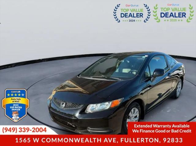 2012 Honda Civic LX for sale in Fullerton, CA