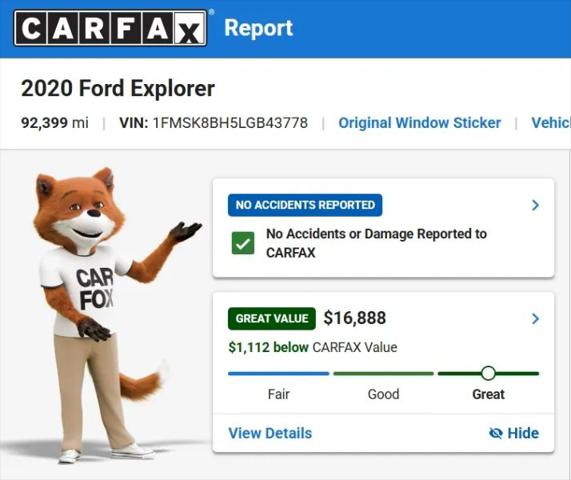 2020 Ford Explorer Base