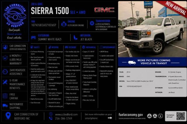 2014 GMC Sierra 1500 SLE for sale in Bedford, OH