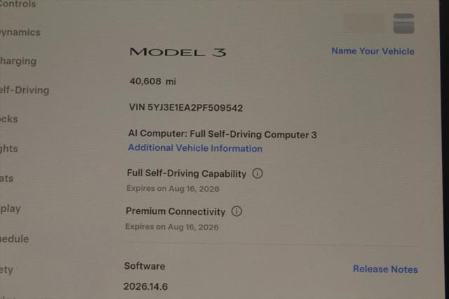 2023 Tesla Model 3 Rear-Wheel Drive