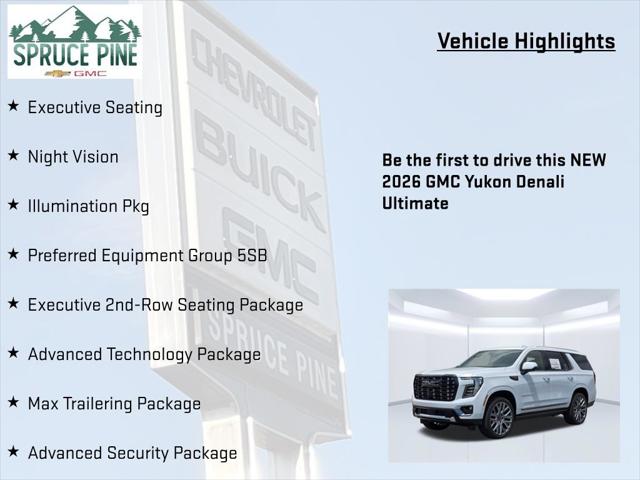 2026 GMC Yukon 4WD Denali Ultimate