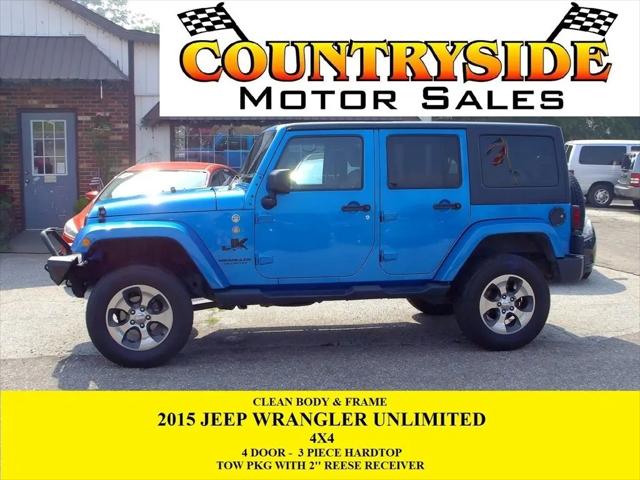 2015 Jeep Wrangler Unlimited Sahara for sale in South Haven, MI