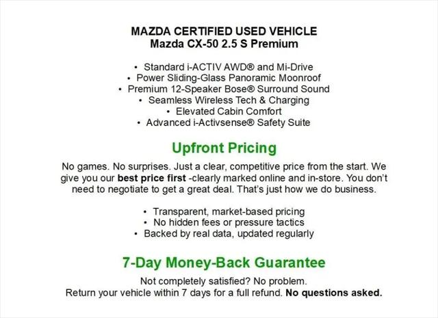2025 Mazda CX-50 2.5 S Premium Package for sale in Green Bay, WI