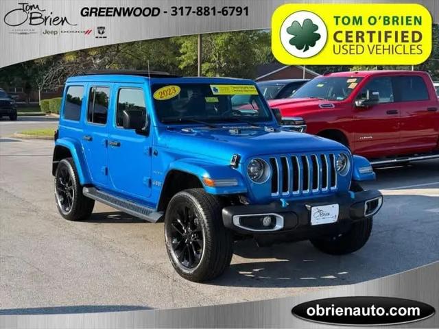 2023 Jeep Wrangler 4xe Sahara 4x4 for sale in Greenwood, IN