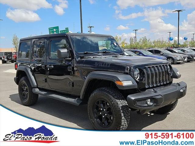 2022 Jeep Wrangler Unlimited Willys 4x4 for sale in El Paso, TX
