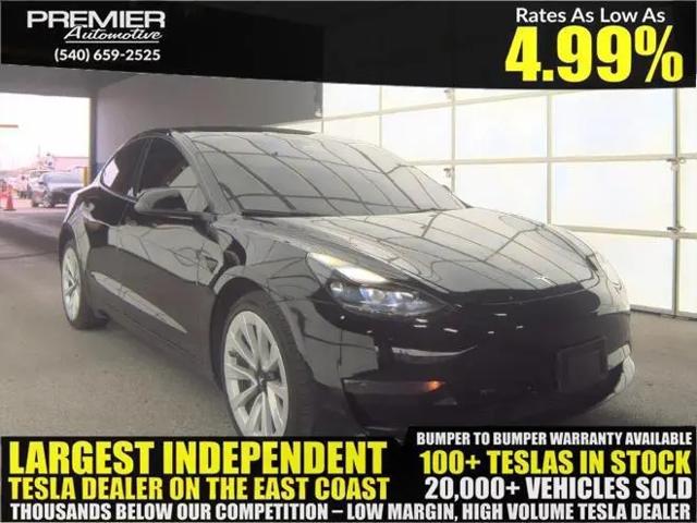 2022 Tesla Model 3 Rear-Wheel Drive for sale in Dumfries, VA