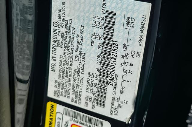 2020 Ford Fusion SE