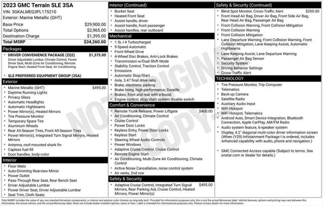 2023 GMC Terrain FWD SLE