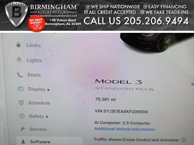 2019 Tesla Model 3 Standard Range Plus