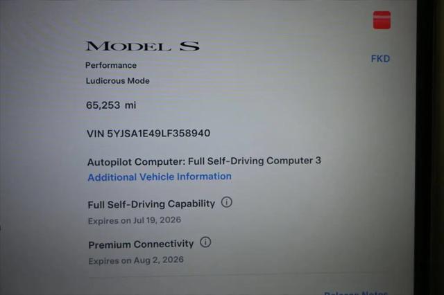 2020 Tesla Model S Performance Dual Motor All-Wheel Drive
