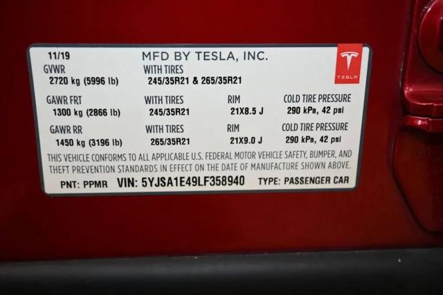 2020 Tesla Model S Performance Dual Motor All-Wheel Drive