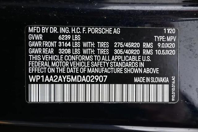 2021 Porsche Cayenne Cayenne