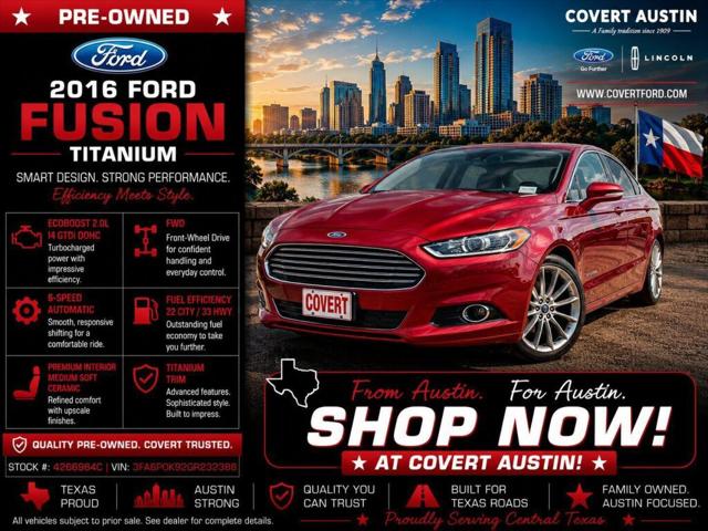 2016 Ford Fusion Titanium for sale in Austin, TX