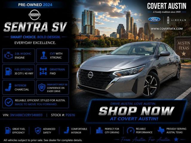 2024 Nissan Sentra SV Xtronic CVT for sale in Austin, TX