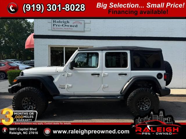 2018 Jeep Wrangler Unlimited Sport S 4x4 for sale in Raleigh, NC
