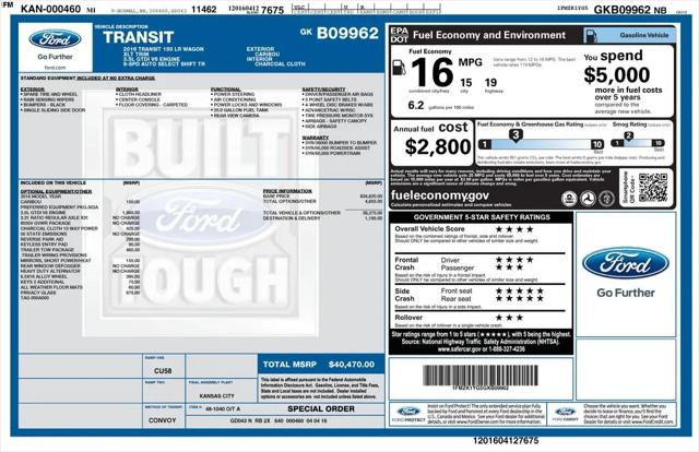 2016 Ford Transit XLT for sale in Clinton Township, MI