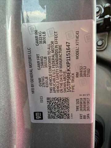 2023 GMC Canyon 2WD Crew Cab Short Box Elevation