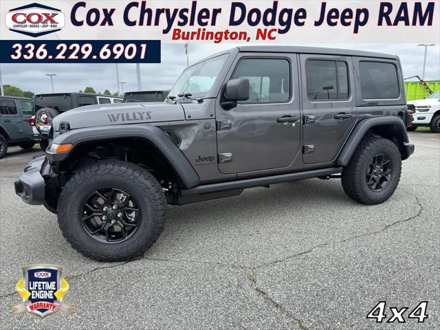 2026 Jeep Wrangler 4-Door Willys 4x4 for sale in Burlington, NC