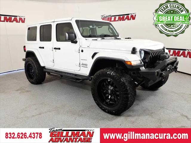 2019 Jeep Wrangler Unlimited Sahara 4x4 for sale in Houston, TX