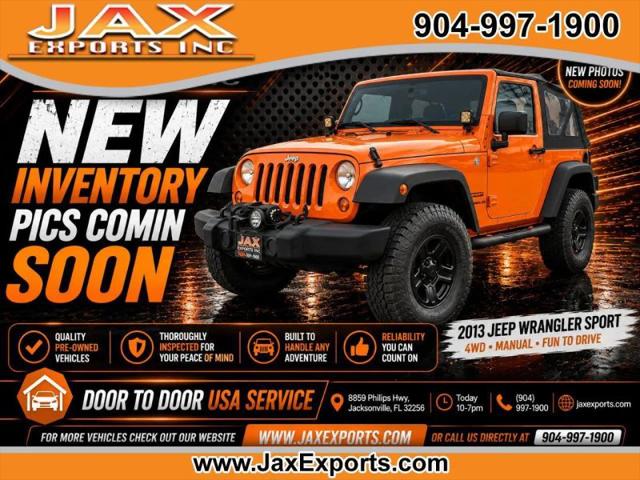 2013 Jeep Wrangler Sport for sale in Jacksonville, FL