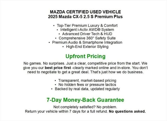 2025 Mazda CX-5 2.5 S Premium Plus for sale in Green Bay, WI