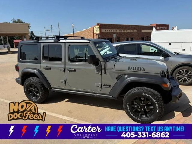 2021 Jeep Wrangler Willys 4x4 for sale in Okarche, OK